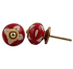Red Etched Ceramic Knob-03