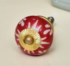 Red Etched Ceramic Knob-04