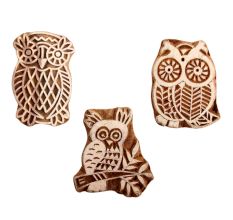 Set of 3 Piece New Mix Wooden Printing Block