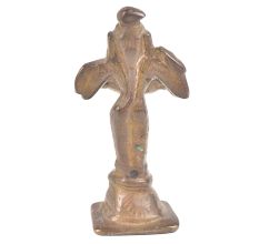 Brass Oil Lamp Diya Held By The Tribal Lady