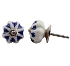Blue Heart Medium Knob