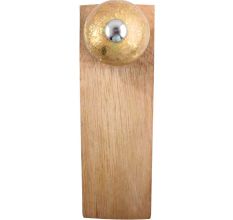 Golden Ceramic Wooden Door Stopper