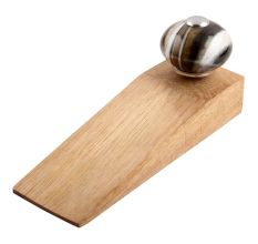 Marble Round Ceramic Wooden Door Stopper