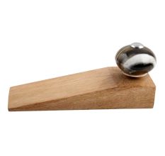 Marble Round Ceramic Wooden Door Stopper