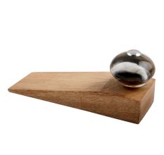 Marble Round Ceramic Wooden Door Stopper