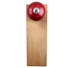 Neon Cherry Round Ceramic Wooden Door Stopper