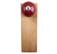 Cherry Round Ceramic Wooden Door Stopper