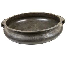 Bronze Urli With Handles On It