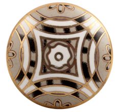 Golden Ceramic Floral Cabinet Knob Online