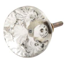 Clear Inside Hole Oval Shape Glass Drawer Knob Online
