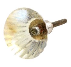 Urenium Yellow Oval Shape Glass Dresser Knob Online