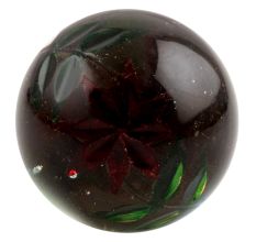 Green And Red Star Cut Glass Drawer Knob Online