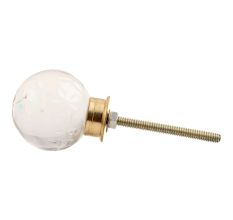 Clear Star And Leaf Cut Glass Desser Knob Online