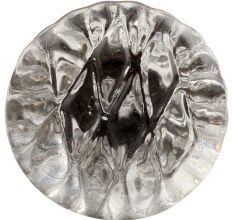 Clear Cut Oval Shape Glass Wine Stopper