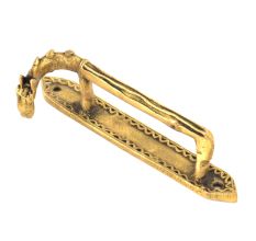 Brass Tribal Art Horse Handle