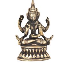 Bronze  Usnisa Vijaya Figurine