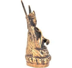 Bronze Nepalese Holding The Flag Of Nepal