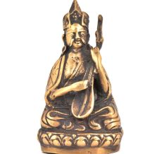 Bronze Nepalese Musician Sitting With A Musical Instrument