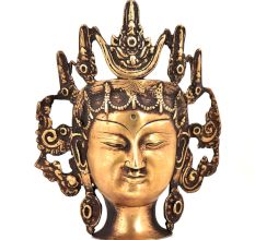 Bronze Lokeshwar Head Statue