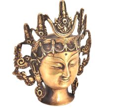 Bronze Lokeshwar Head Statue