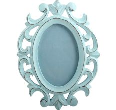 Turquoise Ovel Photo Frames