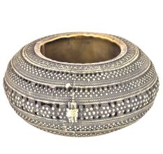 Bronze Jali Design Circular Ashtray