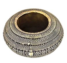 Bronze Jali Design Circular Ashtray