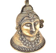 Bronze Tribal Queen Head Statue