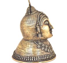 Bronze Tribal Queen Head Statue