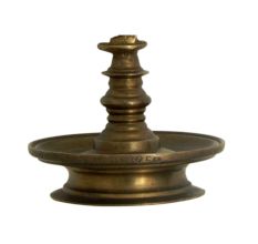Bronze Oil Lamp-30 (Ht-8.5 Inches)