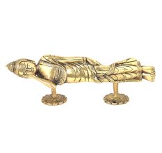 Brass Lying Buddha Door Pull