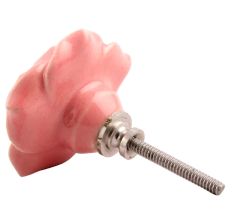 Pink Rose Ceramic Cabinet Knob Online