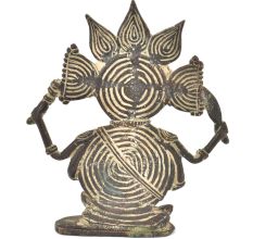 Bronze Ganesha Tribal Statue