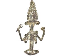 Bronze Tribal Ganesha Sitting