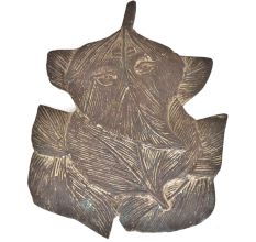 Bronze Leaf Ganesha Wall Hanging