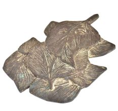 Bronze Leaf Ganesha Wall Hanging