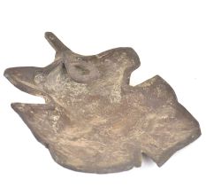 Bronze Leaf Ganesha Wall Hanging