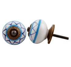 Border Ceramic Knob