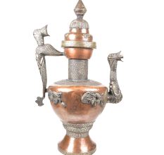 Traditional Copper And Brass Surai With Engraved Design