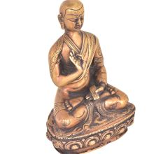 Tibet Buddhism Temple Bronze Seat lotus Statue
