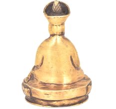 Bronze Wise Man in Meditation Statue
