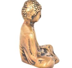 Brass Meditating Buddha Statue