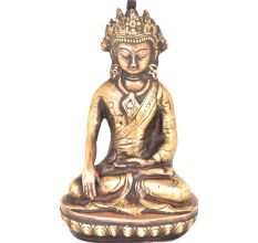 Brass Compassion and Fearlessness Buddha Statue