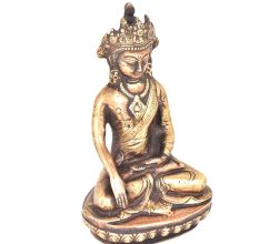 Brass Compassion and Fearlessness Buddha Statue