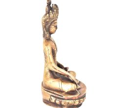 Brass Compassion and Fearlessness Buddha Statue