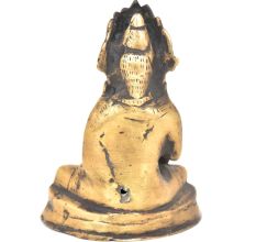 Brass Crowned Shakyamuni Buddha Statue