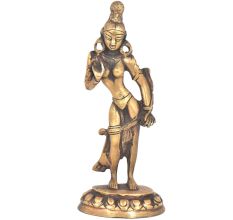 Brass Bodhisattva Tara Deity Statue