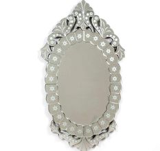 Elegant Oval Designer Venetian Mirror