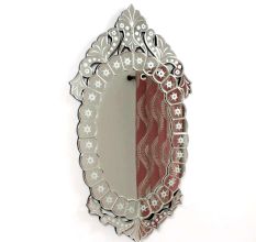 Elegant Oval Designer Venetian Mirror