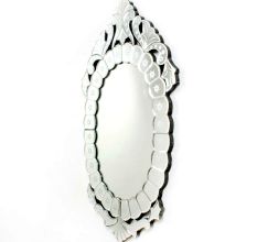 Elegant Oval Designer Venetian Mirror